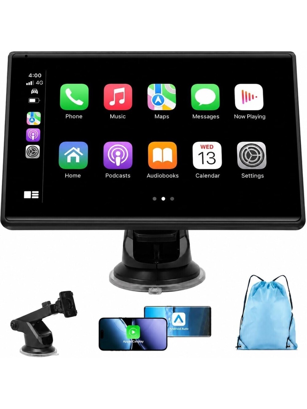 7 Inch Wireless CarPlay Android Auto Touchscreen Car Display